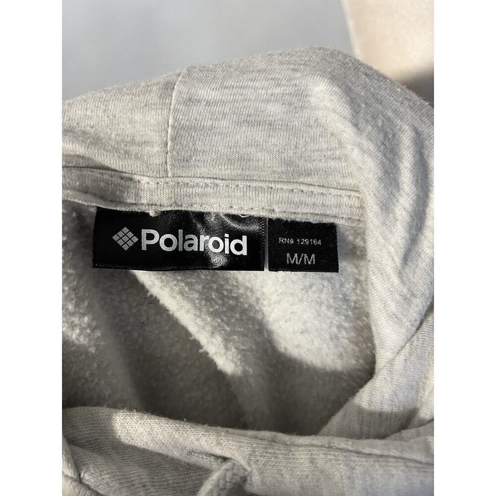 Polaroid Gray Hoodie Unisex Adult Sz Medium - Picture 7 of 9